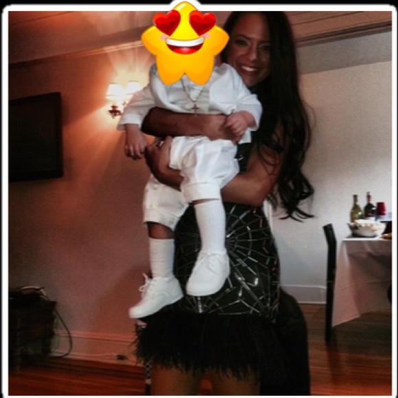 bebe Dresses & Skirts - Sequin Faux Fur Dress ✨